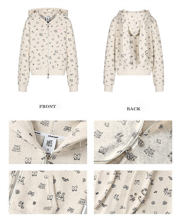 PIERCED BUNNY HOODIE