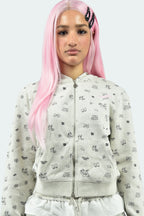 PIERCED BUNNY HOODIE
