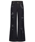 GLITTER LOW RISE JEANS