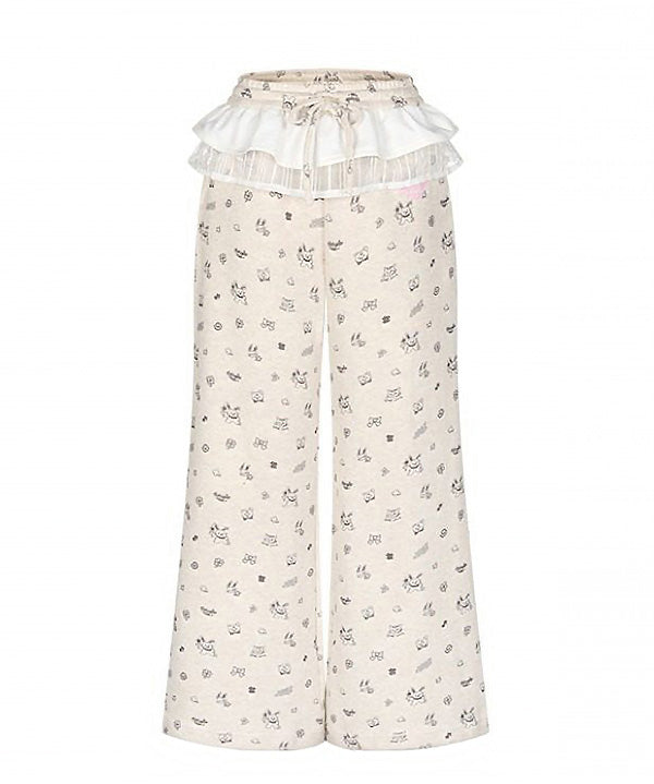 BUNNY RUFFLE PANTS
