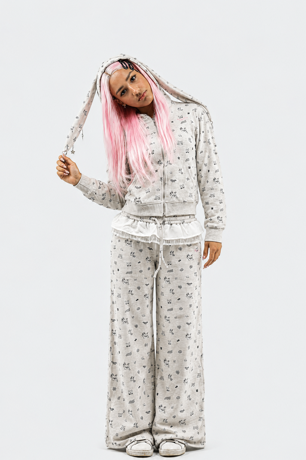 BUNNY RUFFLE PANTS