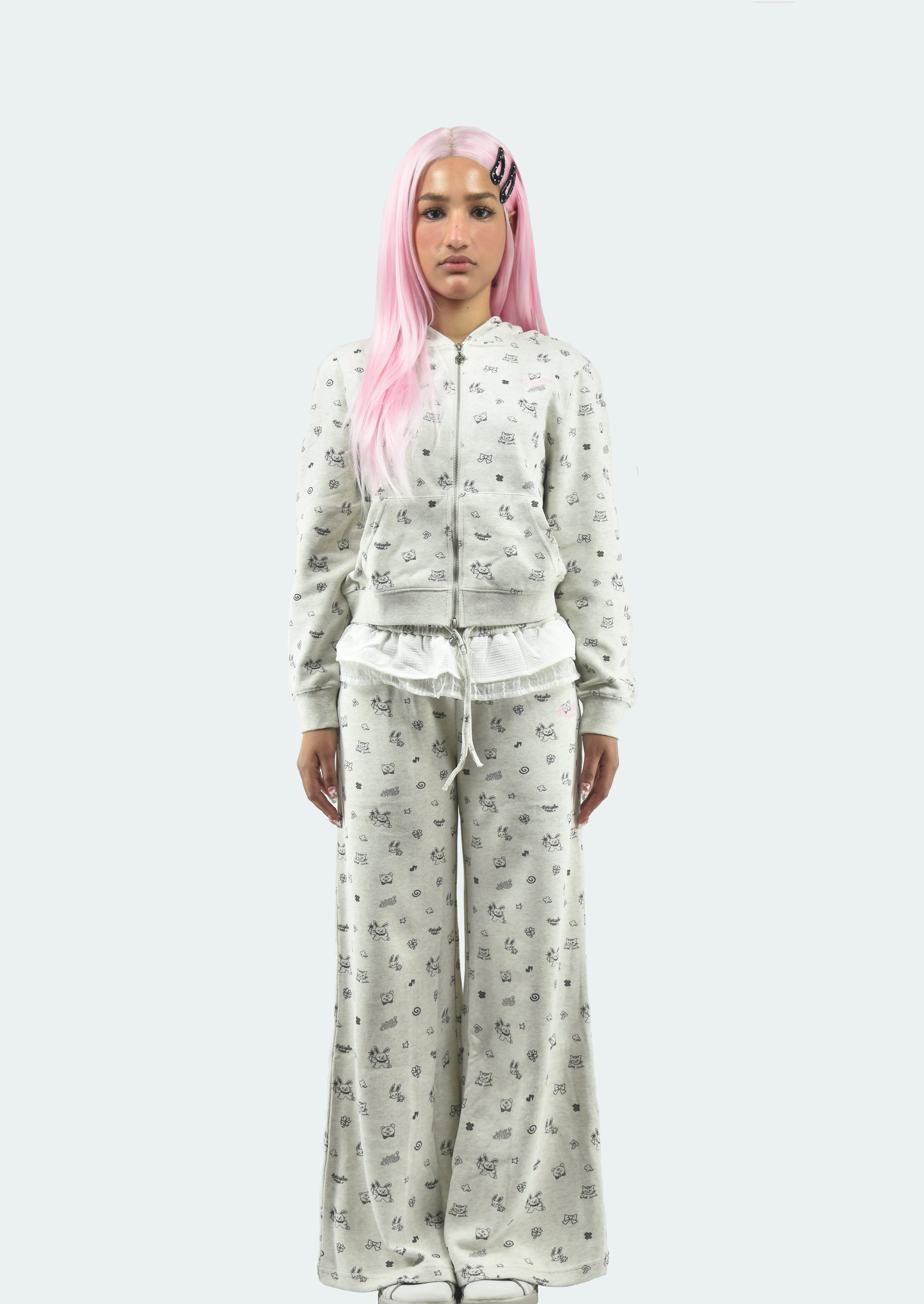 PIERCED BUNNY HOODIE
